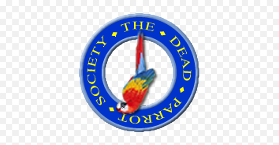 The Dead Parrot Society - Circle Emoji,Parrot Emoji