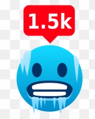 WP Reactions 1 WordPress Animated Emoji Plugin - Cold Face Iphone