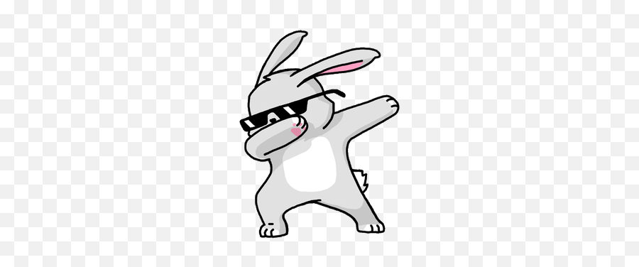 Dabbing Bunny Idk Just Bored Dab Dabbing Bunny Dab - Bunny Dab Emoji,Dabbing Emoji App