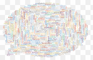 Big Image - Hello Speech Bubble Clip Art HD Png Download Word Cloud Emoji
