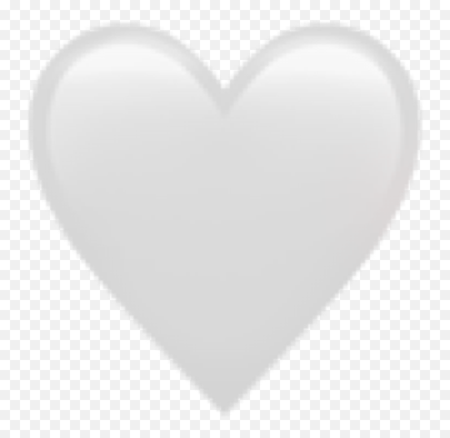 Heart Love White Emoji Sticker - Heart,All Love Emojis