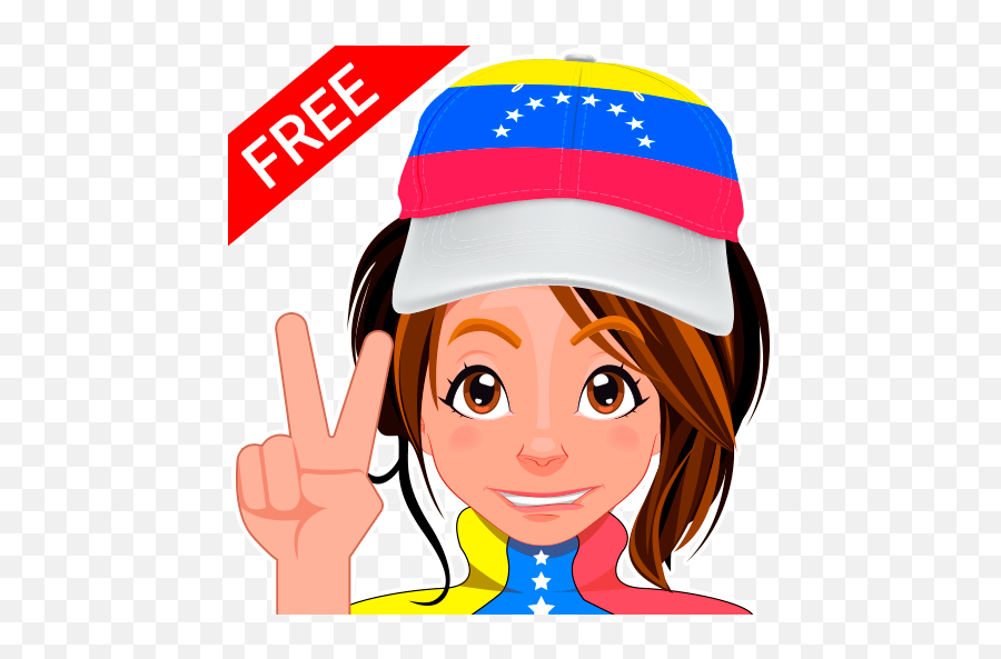 Chica Venezolana - Imagenes Whatsapp Stickers Venezolanos Emoji,Bandera De Venezuela Emoji