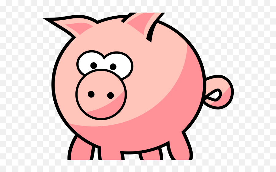 Cartoon Pig Clipart - Pigs Clipart Emoji,Guinea Pig Emoji