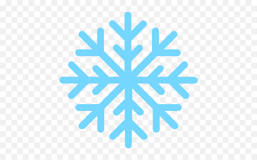 Snowflake Emoji For Facebook Email Sms - Snowflake Emoji Transparent,Droplet Emoji