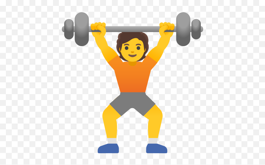 Person Lifting Weights Emoji - Weight Lifting Emoji,Weightlifting Emoji