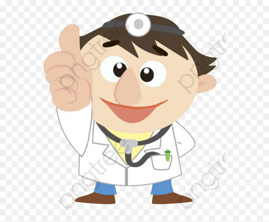 Man Clipart Thumbs Up - Doctor Thumbs Up Cartoon Png Doctor Con Pulgar Arriba Dibujo Emoji,Thumbs Up Emoji Meme