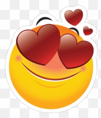 Cute In Love Emoji Sticker - Cute Love Emoji,Screaming Emoji
