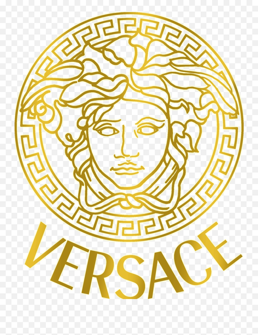 Medusa In Fashion - Gold Versace Logo Png Emoji,Sicilian Flag Emoji