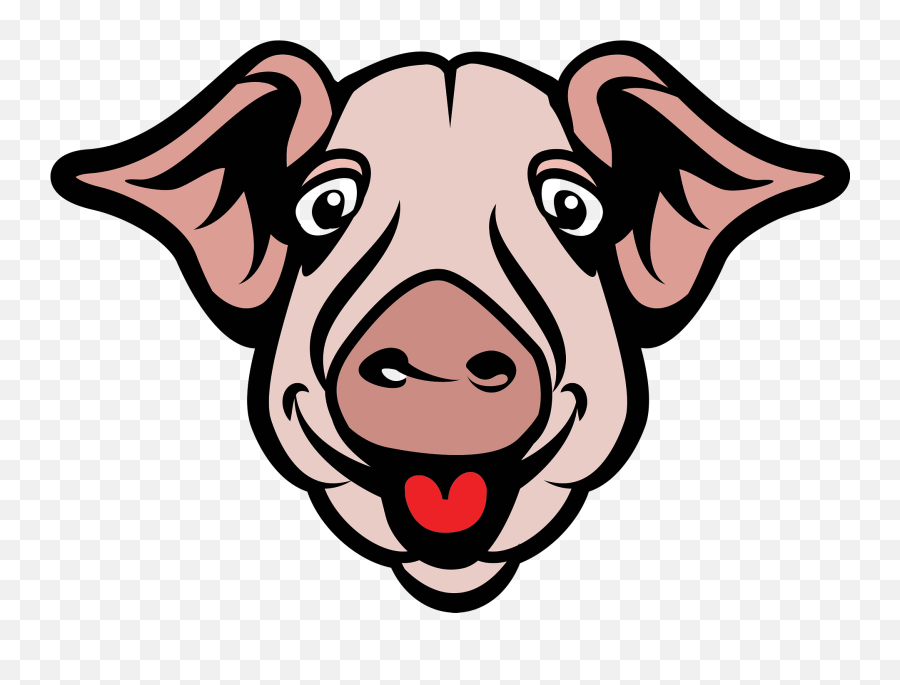 Pig Head Clipart - Pig Head Clipart Emoji,Flying Pig Emoji