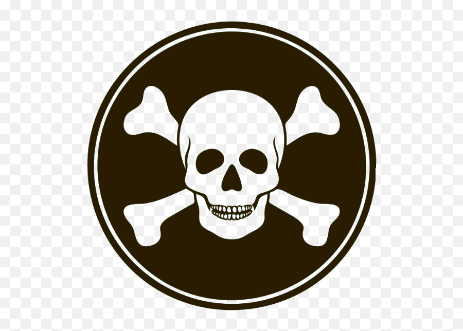 Skull Crossbones - Skull Jolly Roger Emoji,Skull And Crossbones Emoji