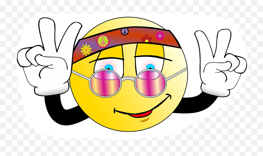 Freetoedit Sticker Emoji Hippie - Emoji Hippie,Hippie Emoji