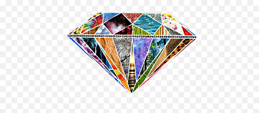 Colorful Collage Diamond Jewel Gem Stone Gemstone Cry - Eagle Nebula Emoji,Gem Emoji
