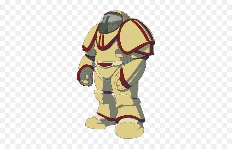 Astronaut In Space Armor Vector Image - Space Armor Vector Emoji,Space Needle Emoji