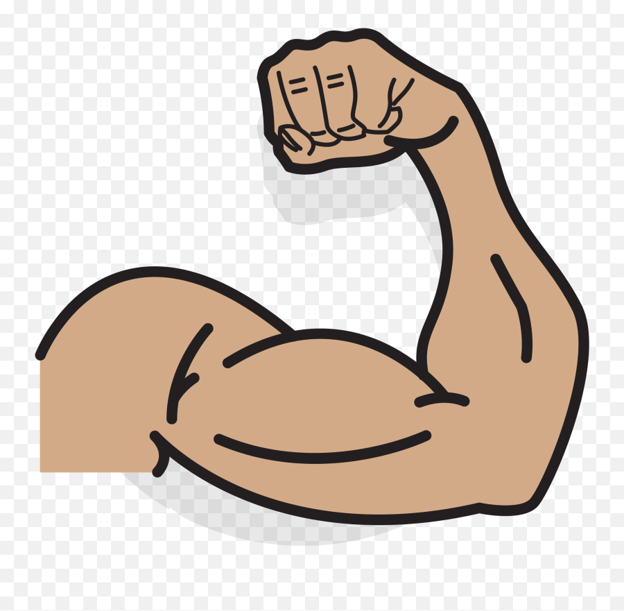 Finger Clipart Fist Finger Fist - Muscle Arm Clip Art Emoji,Bro Fist Emoji