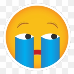 Phone Emoji Sticker Cry Me A River - Circle,Christian Emoji