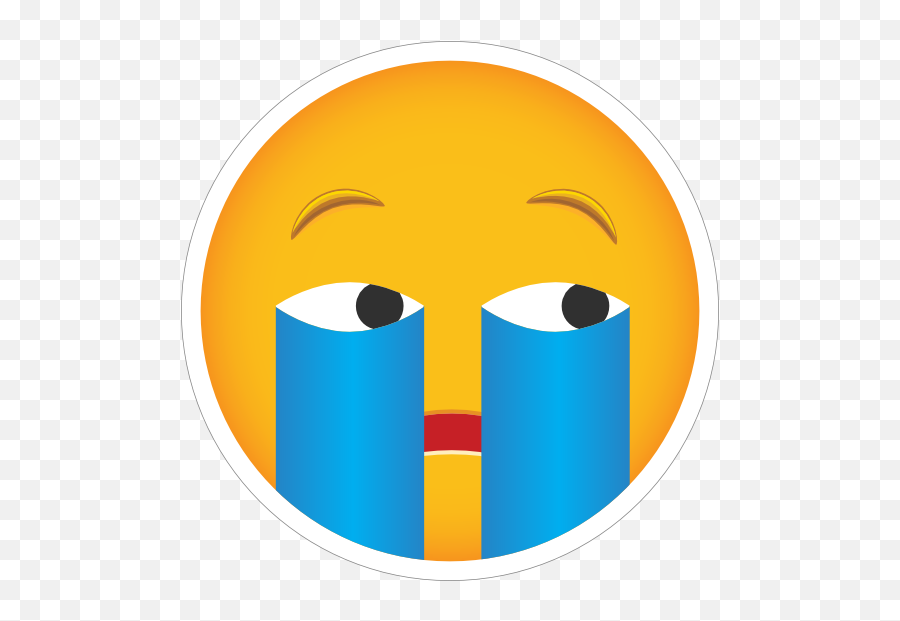 Phone Emoji Sticker Cry Me A River - Circle,Christian Emoji