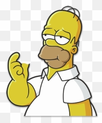 Homer Simpson - Homer Simpson Eating Apple Logo Emoji,Hit Dem Folks Emoji