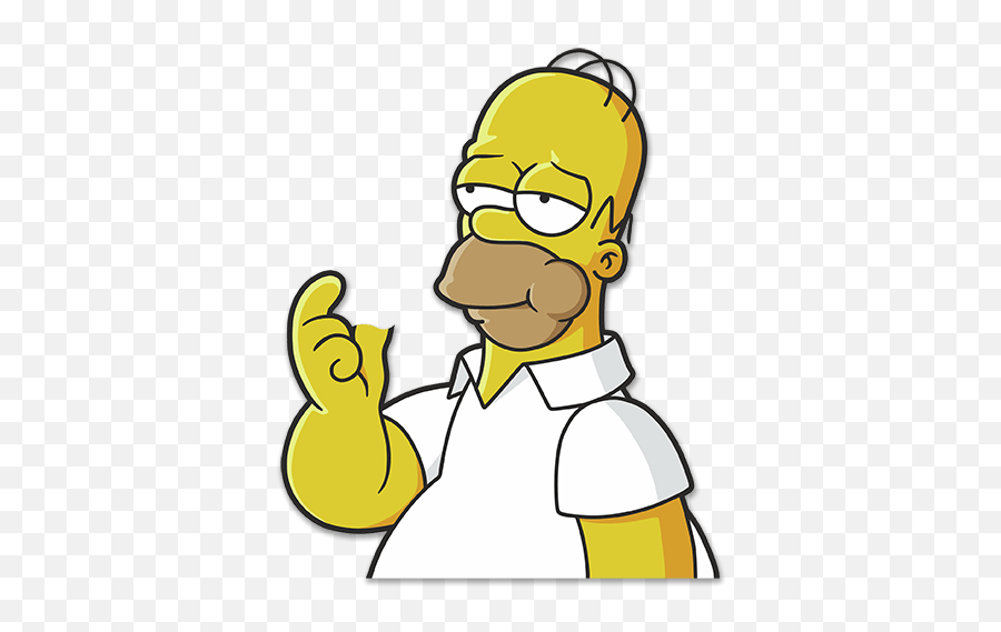 Homer Simpson - Homer Simpson Eating Apple Logo Emoji,Hit Dem Folks Emoji