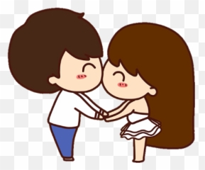 Love Romantic Kiss Couple Sticker - Wastickerapps Hot Stickers For ...