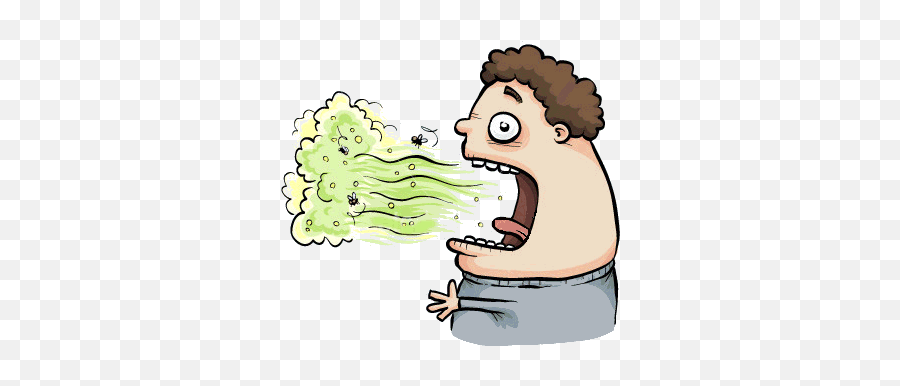 Breath Clipart Stinky Breath Stinky - Transparent Bad Breath Clip Art Emoji,Bad Breath Emoji