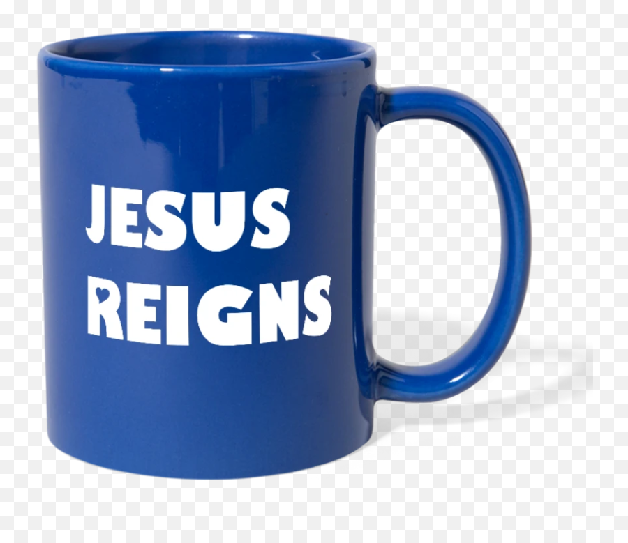 Jesus Reigns Color Mug - Mug Emoji,Black Jesus Emoji