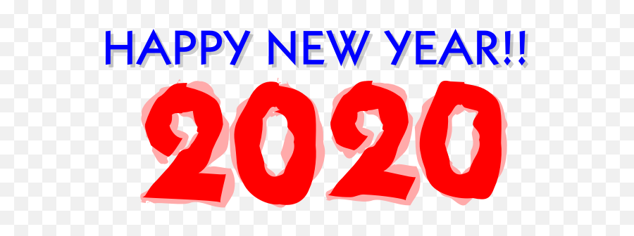 Happy New Year 2020 - Happy New Year Red Emoji,Rosh Hashanah Emoji