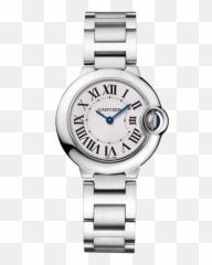 Cartier Womens Ballon Bleu Stainless Steel Dress Watch - Cartier Ballon Bleu Emoji,Maneater Emoji