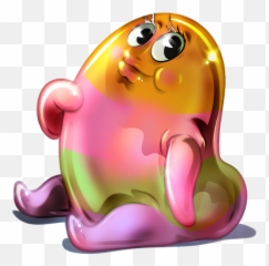 Give A Big Hug To This Cute Jello Freetoedit - Jelly Bean Cartoon Emoji