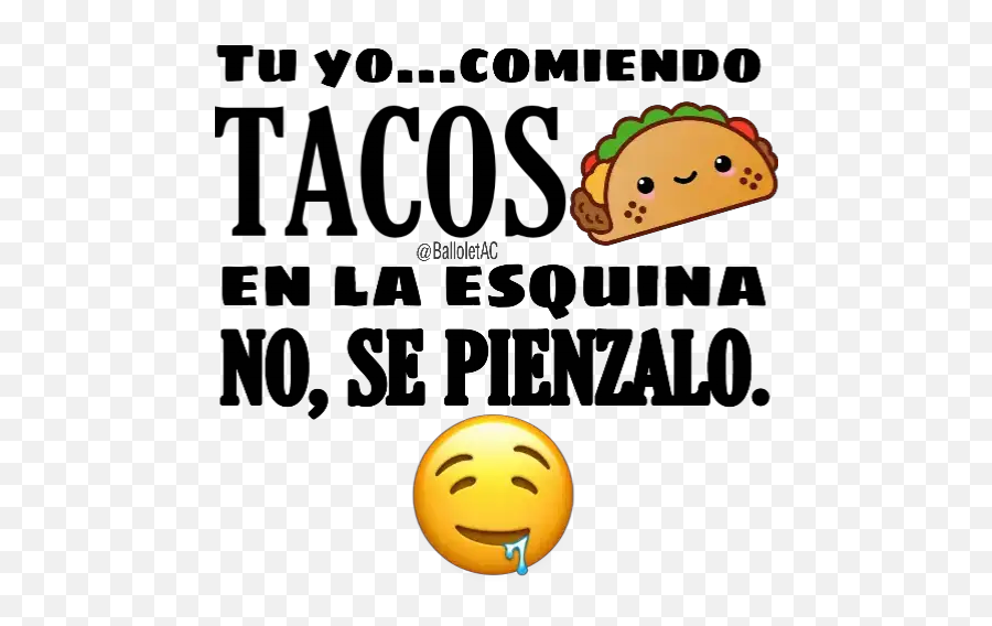 A Comer Tacos Stickers For Whatsapp - Smiley Emoji,Emoticon Comiendo
