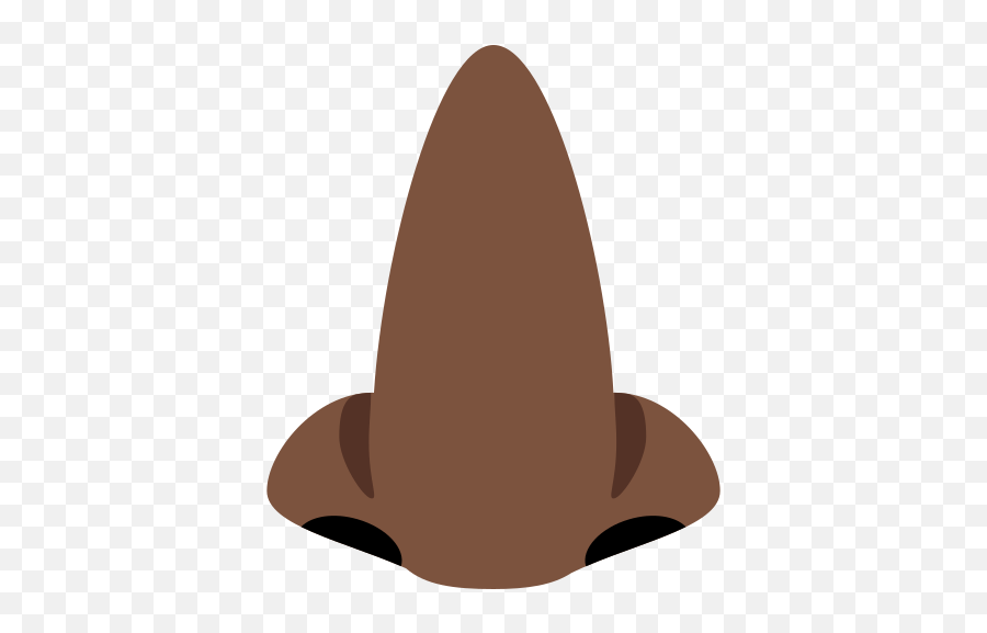 Nose Emoji With Dark Skin Tone Meaning With Pictures - Clip Art Brown Nose,Witch Hat Emoji