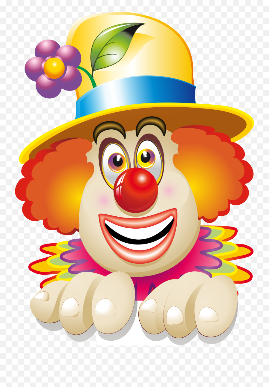 Happy Clown Face Clipart - Happy Circus Clown Clown Faces Emoji,Emoji Clown Face