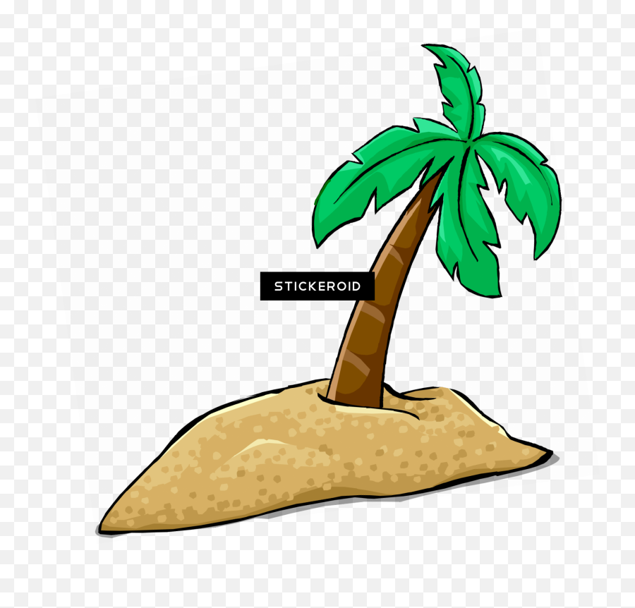Desert Island Clip Art - Cartoon Clipart Desert Island Emoji,Desert Emoji
