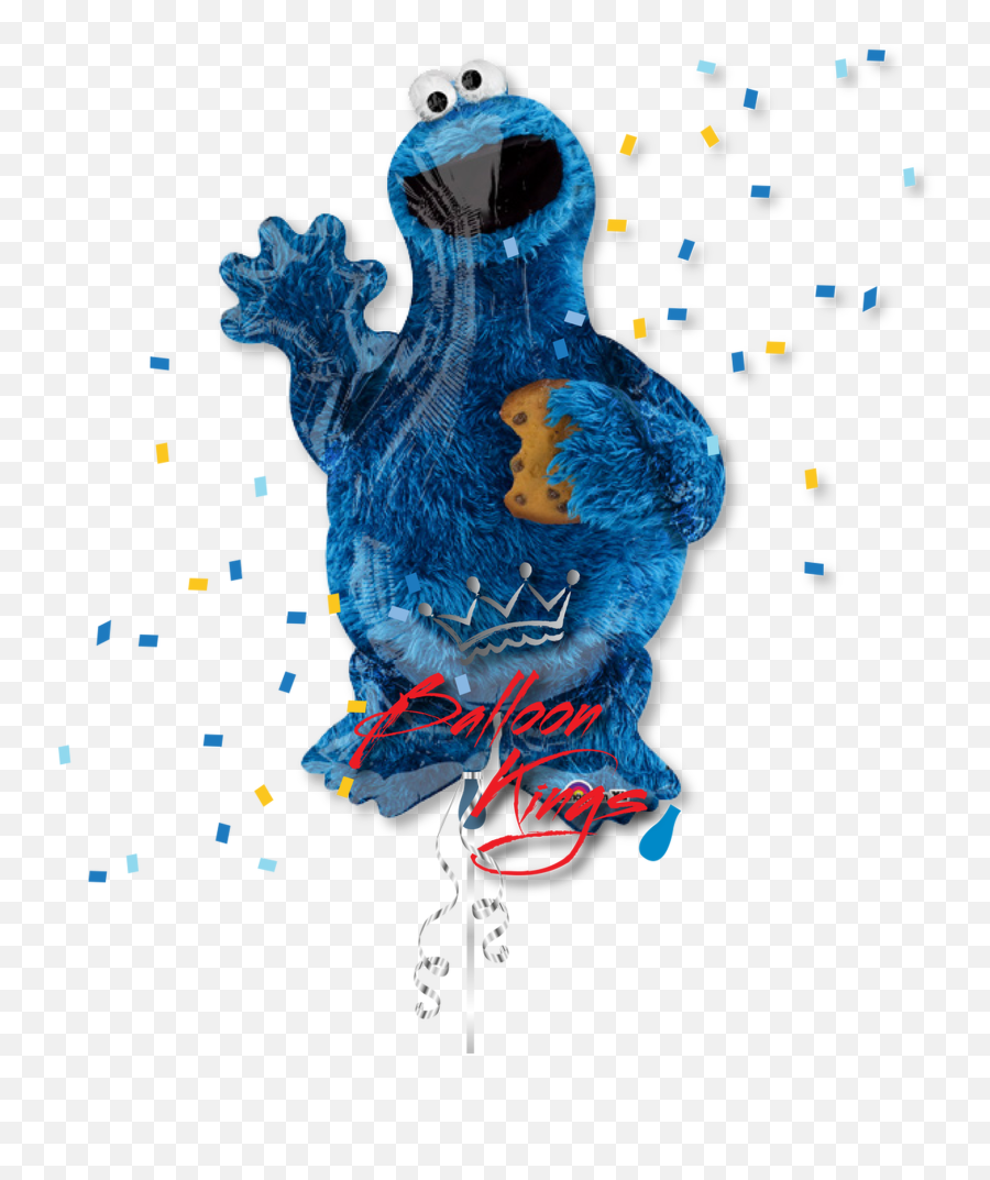 Cookie Monster - Sesame Street Cookie Monster Balloon Emoji,Cookie Monster Emoji