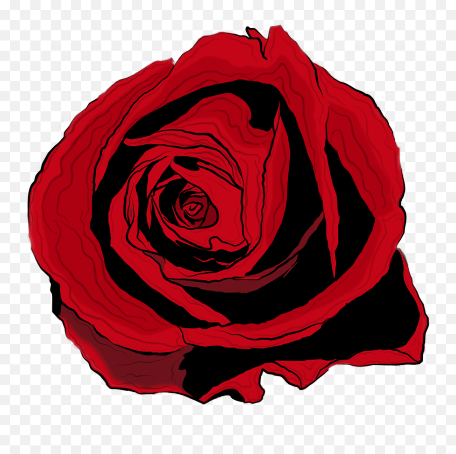 Full Rose Drawing Free Download On Clipartmag - Rose Drawing Png Emoji,Emoji Rose