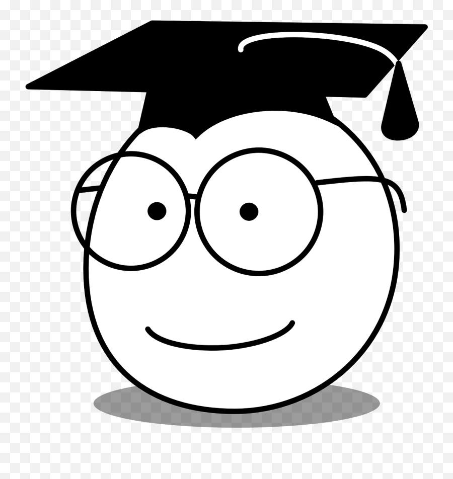 Graduation Graduated Student Face Head - Graduation Clip Art Emoji,Bird Emoticon