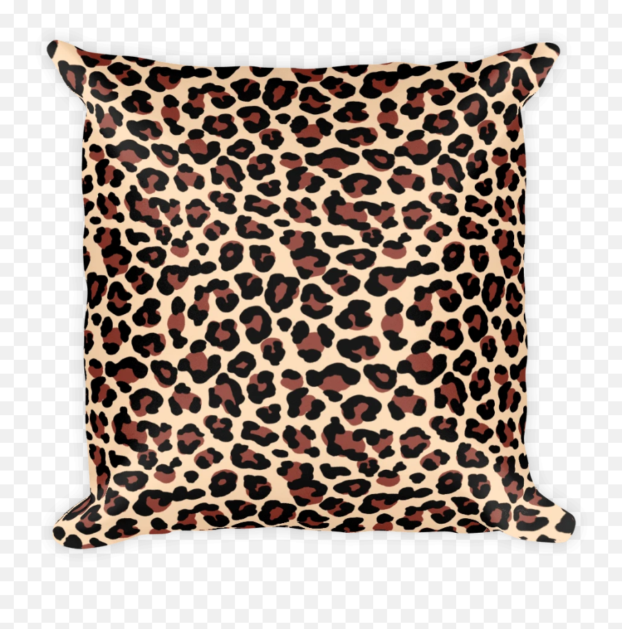 Leopard Print Pillow - Leopard Pillow Png Emoji,Leopard Emoji