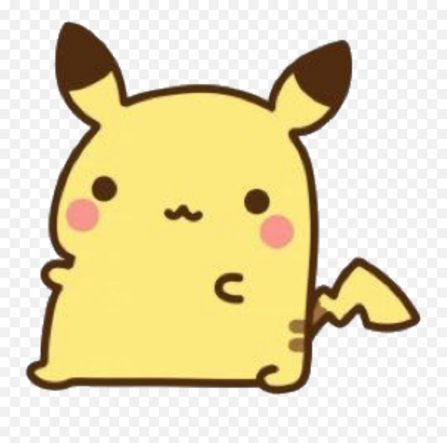 Largest Collection Of Free - Toedit Kis Stickers On Picsart Chibi Pikachu Emoji,Chick Emoji Pillow