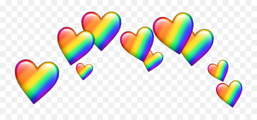 Crown Heartcrown Rainbowheart Pride - Luke Skywalker Galaxy Of Adventures Young Emoji,Pride Heart Emoji