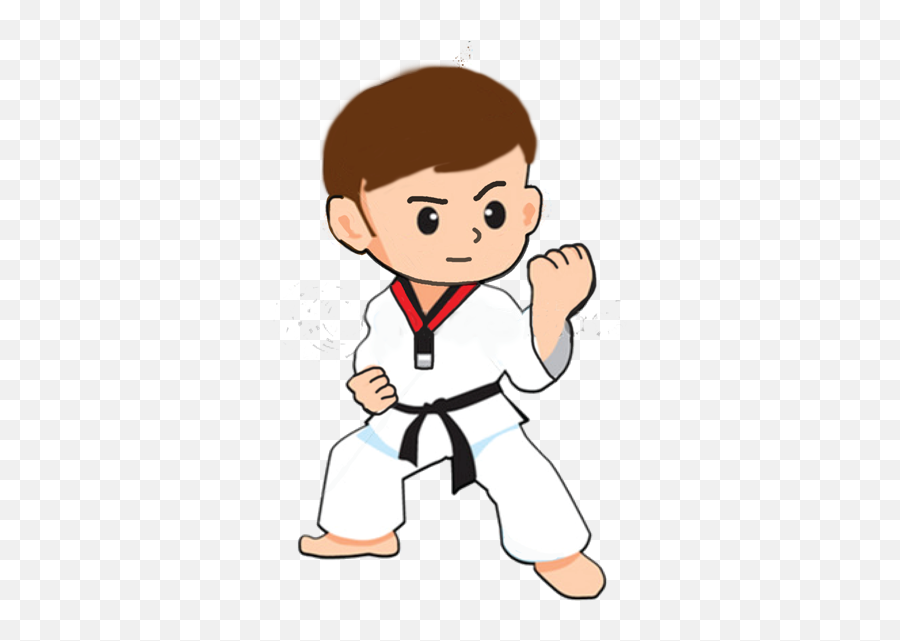 Taekwondo Drawing Kid Transparent Png Clipart Free - Imagenes De Taekwondo Animadas Emoji,Emoji Karate Kid