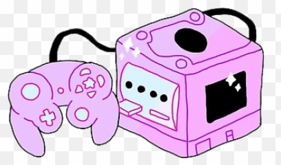 gamepad joystick playstation pink Sticker by red - School Supplies Drawing Anime Emoji