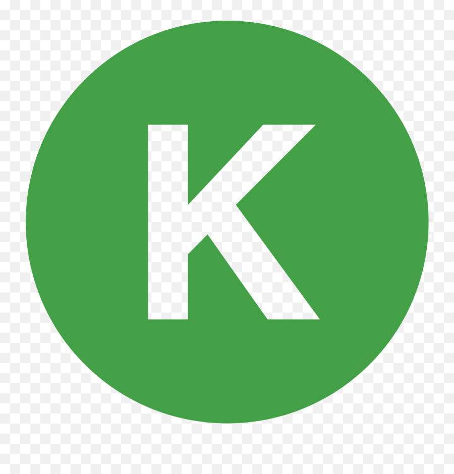 Eo Circle Green Letter - Google Tick Mark Png Emoji,K Emoji