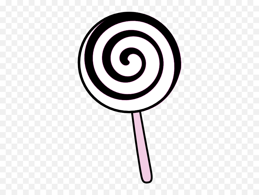 Lollipop Clip Art Clip Art At Clker Vector Clip Art - Clipartix Lollipop Clipart Black And White Emoji,Lolipop Emoji