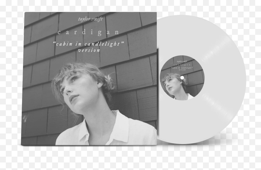 Cardigan - U201ccabin In Candlelight Versionu201d Out Now New Cardigan Taylor Swift Song Emoji,Vinyl Record Emoji