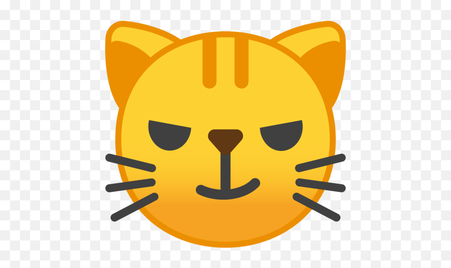 Cat With Wry Smile Emoji - Emoji,Smileemoji