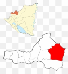 Nueva Segovia Department With Wiwili Highlighted - Nueva Segovia Emoji,Fb Emoji