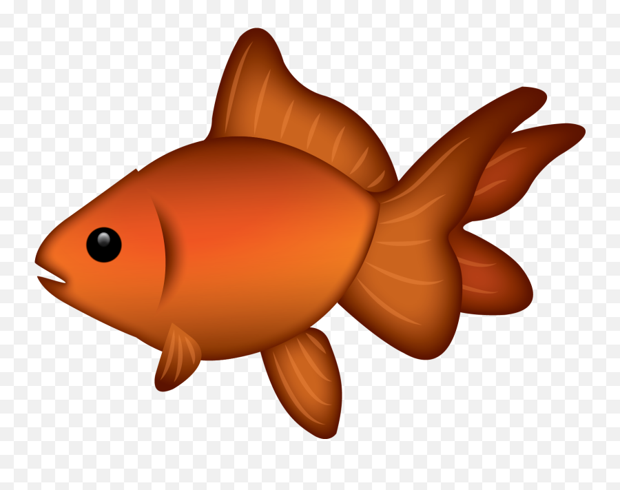 Goldfish Png - Goldfish Emoji,Think Emoji