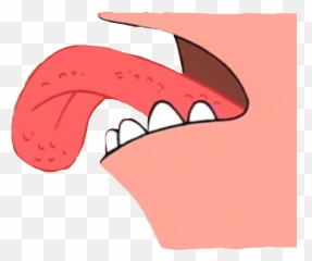 Patrickstar Spongebob Tongue Licking - Star Png Emoji