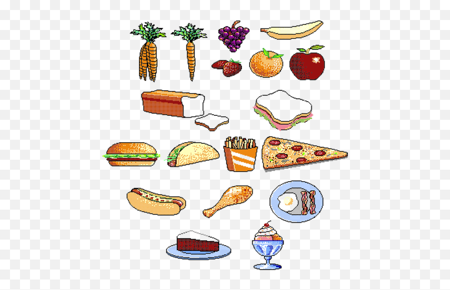 Makanan Yang Berbeda - Food Clipart Emoji,Pizza Emoticon