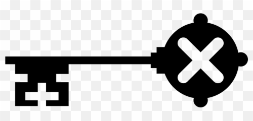 Key Old Ornate Skeleton Bit - Vector Png Emoji