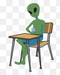 Alien Student Device - Emoji